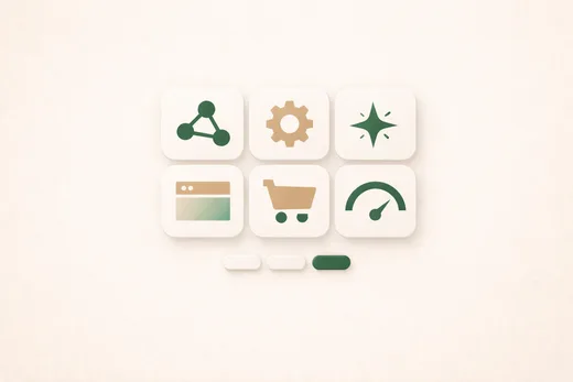 Capability map from architecture to build to maintenance.